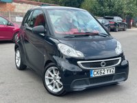 USED 2012 62 SMART FORTWO 1.0 MHD Passion Coupe 2dr Petrol SoftTouch Euro 5 (s/s) (71 bhp) FULL SERVICE HISTORY + GREAT CAR