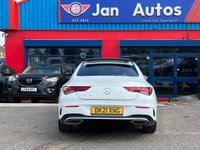 USED 2021 21 MERCEDES-BENZ CLA 1.3 CLA180 AMG Line (Premium Plus 2) Coupe 7G-DCT Euro 6 (s/s) 4dr Pan/Roof+Nav+Camera+CarPlay