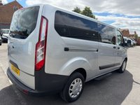 USED 2018 FORD TOURNEO CUSTOM 2.0 310 EcoBlue Zetec 9 SEAT Minibus 5dr Diesel Manual L2 Euro 6  (130 ps) NO VAT FSH (7 SERVICES) RECENT WET BELT KIT !!!! AIR CON, PARK SENSORS ETC !!!!