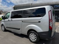 USED 2018 FORD TOURNEO CUSTOM 2.0 310 EcoBlue Zetec 9 SEAT Minibus 5dr Diesel Manual L2 Euro 6  (130 ps) NO VAT FSH (7 SERVICES) RECENT WET BELT KIT !!!! AIR CON, PARK SENSORS ETC !!!!