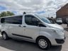 USED 2018 FORD TOURNEO CUSTOM 2.0 310 EcoBlue Zetec 9 SEAT Minibus 5dr Diesel Manual L2 Euro 6  (130 ps) NO VAT FSH (7 SERVICES) RECENT WET BELT KIT !!!! AIR CON, PARK SENSORS ETC !!!!