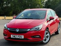 USED 2017 17 VAUXHALL ASTRA 1.4i Turbo SRi Euro 6 5dr FSH+New Service+Tow Bar+ULEZ