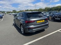 USED 2022 72 AUDI A3 1.5 TFSI 35 S line Sportback 5dr Petrol S Tronic Euro 6 (s/s) (150 ps) 