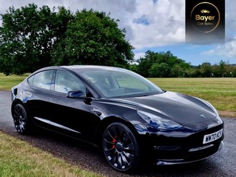 2020 TESLA Model 3 (Dual Motor) Performance Saloon 4dr Electric Auto 4WDE (Performance Upgrade) (449 bhp) &pound;16985.00