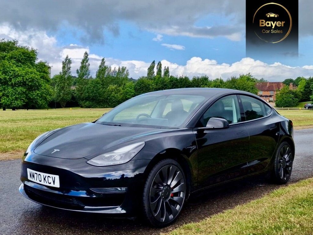 USED 2020 70 TESLA Model 3 (Dual Motor) Performance Saloon 4dr Electric Auto 4WDE (Performance Upgrade) (449 bhp) FINANCE AVAILABLE