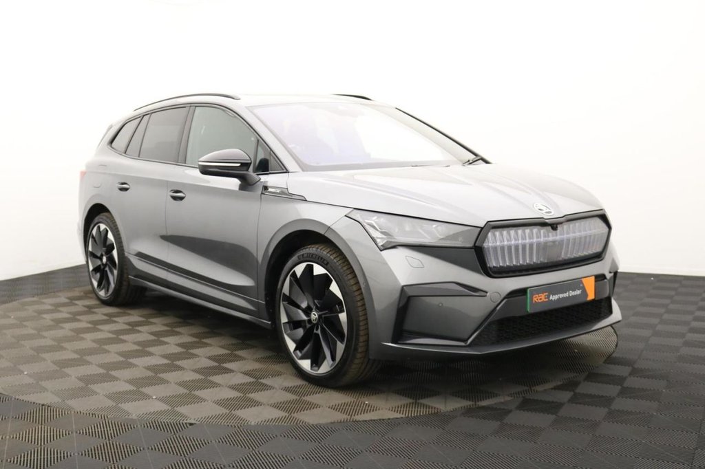 USED 2024 73 SKODA ENYAQ 82kWh 85x SportLine Plus SUV 5dr Electric Auto 4WD (DC175kW) (286 ps) 4WD, Pan Roof, Car Play