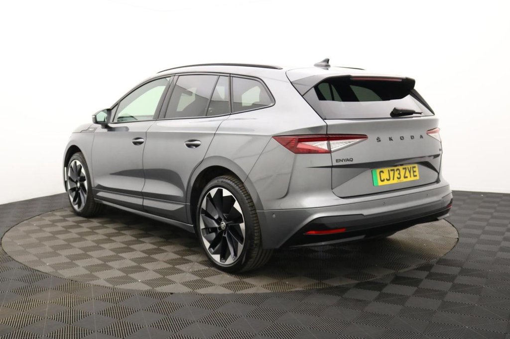 USED 2024 73 SKODA ENYAQ 82kWh 85x SportLine Plus SUV 5dr Electric Auto 4WD (DC175kW) (286 ps) 4WD, Pan Roof, Car Play