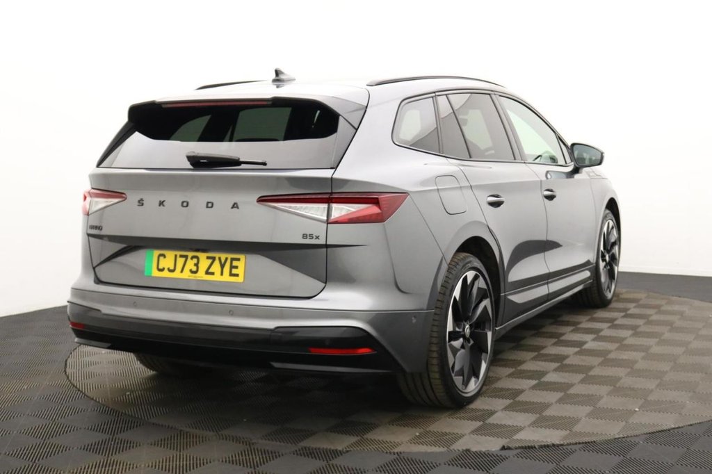 USED 2024 73 SKODA ENYAQ 82kWh 85x SportLine Plus SUV 5dr Electric Auto 4WD (DC175kW) (286 ps) 4WD, Pan Roof, Car Play
