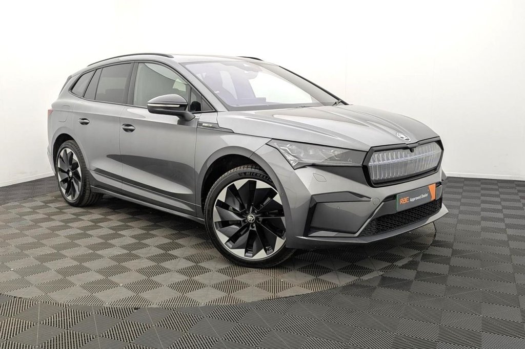 USED 2024 73 SKODA ENYAQ 82kWh 85x SportLine Plus SUV 5dr Electric Auto 4WD (DC175kW) (286 ps) 4WD, Pan Roof, Car Play