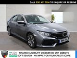 USED 2018 18 HONDA CIVIC 1.6 i-DTEC SE Hatchback 5dr Diesel Manual Euro 6 (s/s) (120 ps) EXCELLENT HISTORY+PARK SENSORS