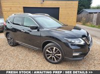 USED 2019 69 NISSAN X-TRAIL 1.7 dCi Tekna SUV 5dr Diesel Manual Euro 6 (s/s) (150 ps) EBISU BLACK / BLACK LEATHER TRIM / 7 SEATS / PANORAMIC OPENING SUNROOF / DUAL ZONE CLIMATE / HEATED FRONT / 2ND ROW SEATS / ELECTRIC WINDOWS / POWERFOLD MIRRORS / AUTO LIGHTS / WIPERS / CRUISE / SPEED LIMITER / SATNAV / DAB FM AM CD TUNER / BLUETOOTH / AUX / USB / REAR / 360 DEGREE CAMERAS / FRONT AND REAR SENSORS / PRIVACY GLASS / POWERED TAILGATE / 19" ALLOYS / SERVICE HISTORY