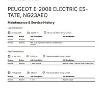 USED 2023 23 PEUGEOT E-2008 50kWh Active Premium + SUV 5dr Electric Auto (7kW Charger) (136 ps) 1 OWNER - FULL DEALERSHIP HISTORY!
