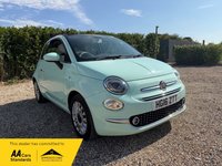 USED 2016 16 FIAT 500C 1.2 ECO Lounge Convertible 2dr Petrol Manual Euro 6 (s/s) (69 bhp) Cambelt changed. Full service!