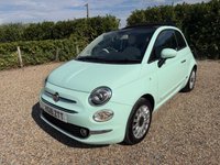 USED 2016 16 FIAT 500C 1.2 ECO Lounge Convertible 2dr Petrol Manual Euro 6 (s/s) (69 bhp) Cambelt changed. Full service!