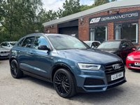 USED 2018 18 AUDI Q3 2.0 TFSI Black Edition SUV 5dr Petrol S Tronic quattro Euro 6 (s/s) (180 ps) 
