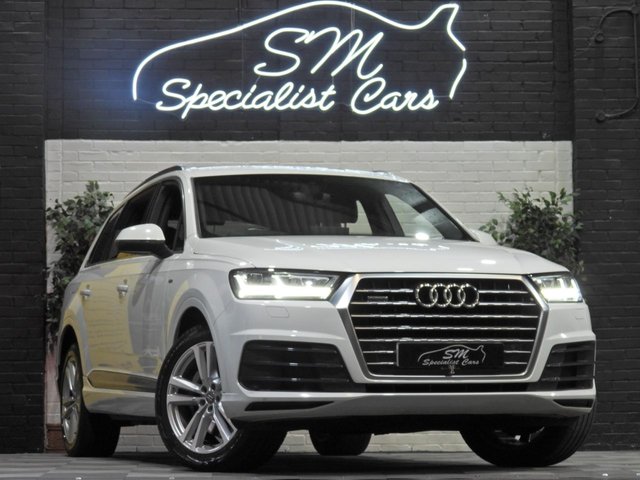 View our Audi Q7 3.0 TDI V6 S line SUV 5dr Diesel Tiptronic quattro Euro 6 (s/s) (218 ps)