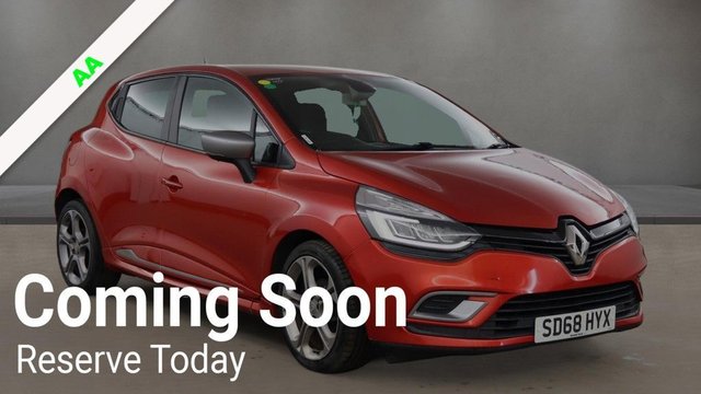 2018 68 RENAULT CLIO 0.9 TCe GT Line Hatchback 5dr Petrol Manual Euro 6 (s/s) (90 ps) 