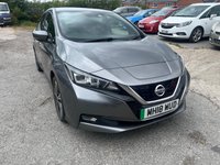 USED 2018 18 NISSAN LEAF 40kWh Tekna Auto 5dr 2 KEYS|360 CAMS|HIGH SPEC|NAVI