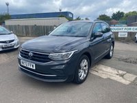 USED 2022 72 VOLKSWAGEN TIGUAN 1.5 TSI Life SUV 5dr Petrol DSG Euro 6 (s/s) (150 ps) PX WELCOME FINANCE MAY BE AVAILABLE