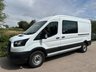 USED 2023 23 FORD TRANSIT 2.0 350 EcoBlue Leader Panel Van 5dr Diesel Manual FWD L3 H2 Euro 6 (s/s) (130 ps) 9 SEATS/ 25K MILES/ NO VAT