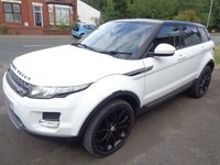 USED 2015 15 LAND ROVER RANGE ROVER EVOQUE 2.2 SD4 Pure SUV 5dr Diesel Manual 4WD Euro 5 (s/s) (190 ps) PAN ROOF BLACK LEATHER 8 SERVICE STAMPS 12 MONTH MOT 2KEYS