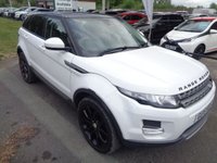 USED 2015 15 LAND ROVER RANGE ROVER EVOQUE 2.2 SD4 Pure SUV 5dr Diesel Manual 4WD Euro 5 (s/s) (190 ps) PAN ROOF BLACK LEATHER 8 SERVICE STAMPS 12 MONTH MOT 2KEYS