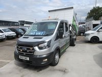 USED 2021 21 FORD TRANSIT 2.0 350 EcoBlue Leader Chassis Double Cab 4dr Diesel Manual RWD L3 Euro 6 (s/s) (185 ps) FORD TRANSIT ARB ALLOY BRIT TIPPER BIG HORSE 185 BHP DIESEL  NO VAT