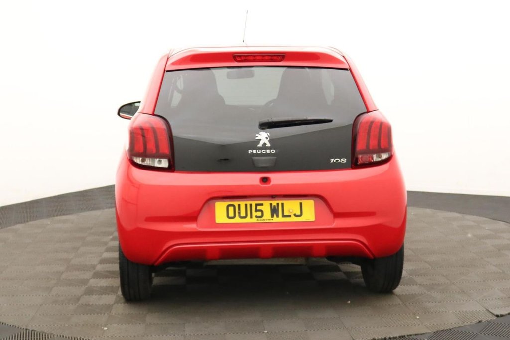 USED 2015 15 PEUGEOT 108 1.2 VTi PureTech Allure Hatchback 3dr Petrol Manual Euro 5 (82 ps) Camera, Bluetooth, DAB