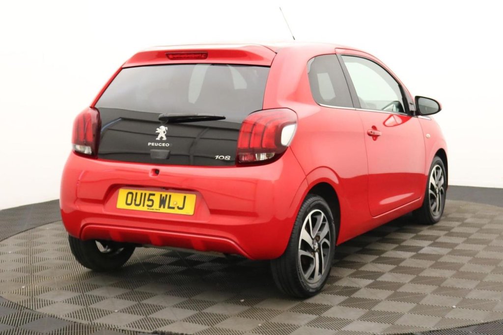 USED 2015 15 PEUGEOT 108 1.2 VTi PureTech Allure Hatchback 3dr Petrol Manual Euro 5 (82 ps) Camera, Bluetooth, DAB