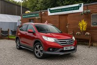 USED 2013 63 HONDA CR-V 1.6 i-DTEC SR SUV 5dr Diesel Manual Euro 5 (s/s) (120 ps) SAT NAV, REVERSING CAMERA, FRONT & REAR PARKING SENSORS, &pound;35 ROAD TAX, UP TO 60 MPG, 18 MONTH GOLD PARTS & LABOUR WARRANTY. Fantastic Honda CR-V 1.6 i-DTEC SR finished in Red with only 101,386 miles. Full service and new 12-month MOT prior to sale. Spacious, reliable and economical family SUV with Bluetooth, cruise control, climate control and a huge boot. Finance available and part exchange welcome.