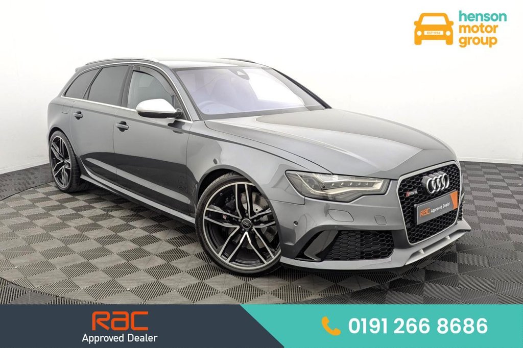 USED 2013 13 AUDI RS6 AVANT 4.0 TFSI V8 Estate 5dr Petrol Tiptronic quattro Euro 5 (s/s) (560 ps) 4WD, Sat Nav, Camera