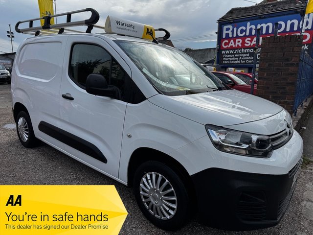 View our Citroen Berlingo 1.5 BlueHDi 650 Enterprise M Panel Van 5dr Diesel Manual SWB Euro 6 (s/s) (75 ps)