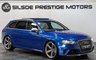 USED 2013 63 AUDI RS 4 4.2 RS 4 FSI Quattro Auto 4WD 5dr PANROOF+B&O+ACC+DAB+SEPANGBLUE