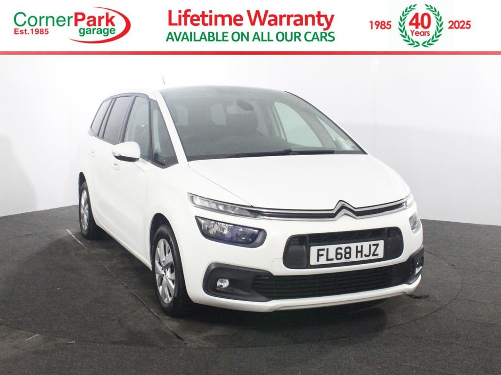 White 2018 Citroen Grand C4 SpaceTourer MPV Front-wheel drive Manual