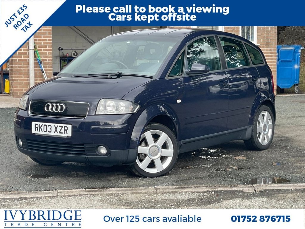 Blue 2003 Audi A2 Hatchback Front-wheel drive Manual