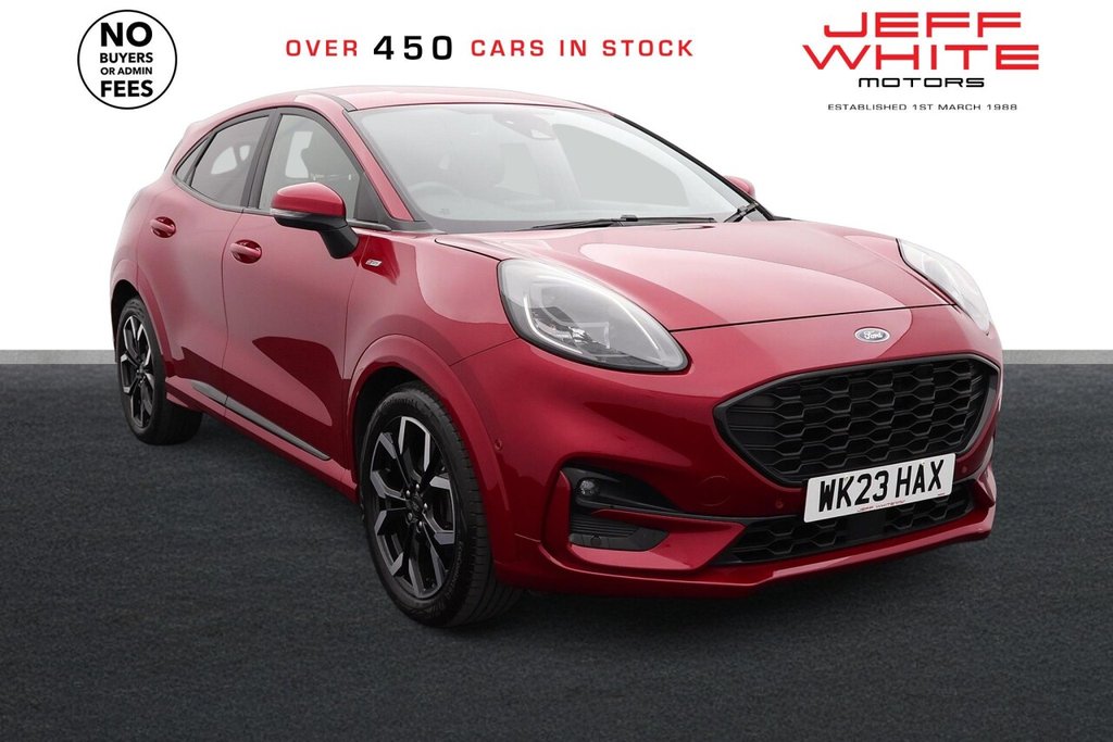 Red 2023 Ford Puma Hatchback Front-wheel drive Manual