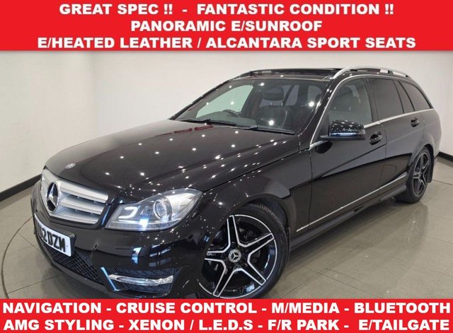 2012 MERCEDES C CLASS 2.1 C250 CDI BLUEEFFICIENCY AMG SPORT PLUS ESTATE 5DR DIESEL G TRONIC... photo