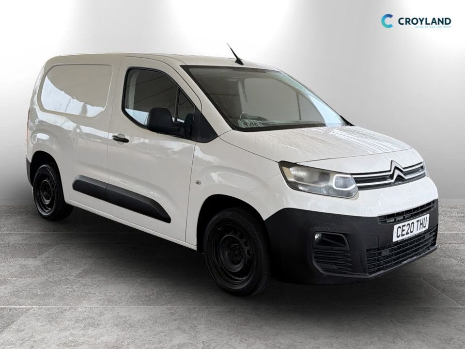 White 2020 Citroen Berlingo Van Front-wheel drive Manual