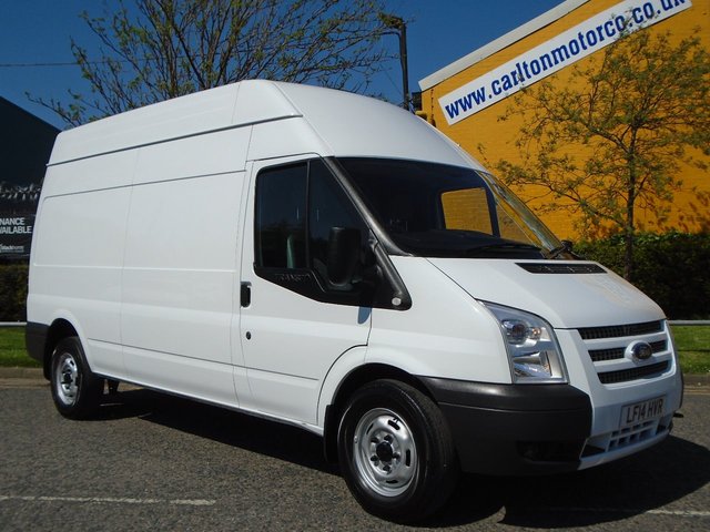2014 14 Ford Transit 2.2Tdci 350 Lwb High Roof panel van Rwd Ex Lease Free UK Delivery