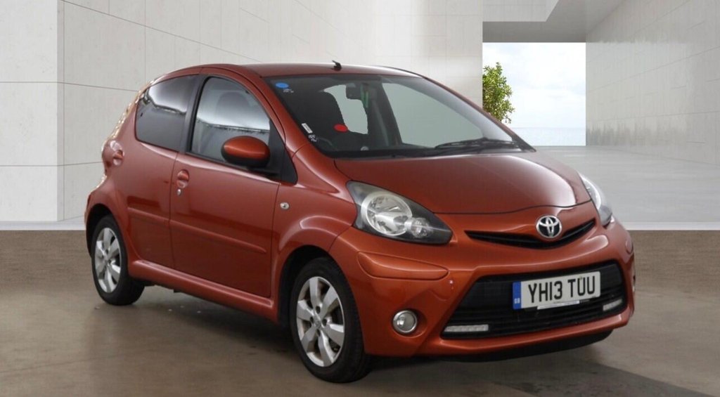 Orange 2013 Toyota AYGO Hatchback Front-wheel drive Manual