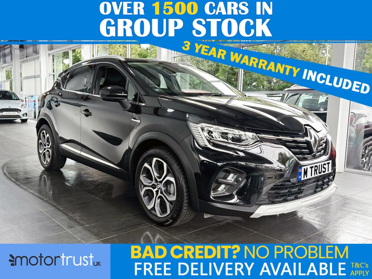 RENAULT CAPTUR 1.0 TCe techno SUV 5dr Petrol Manual Euro 6 (s/s) (90 ps) 1 FORMER OWNER! - Image 1