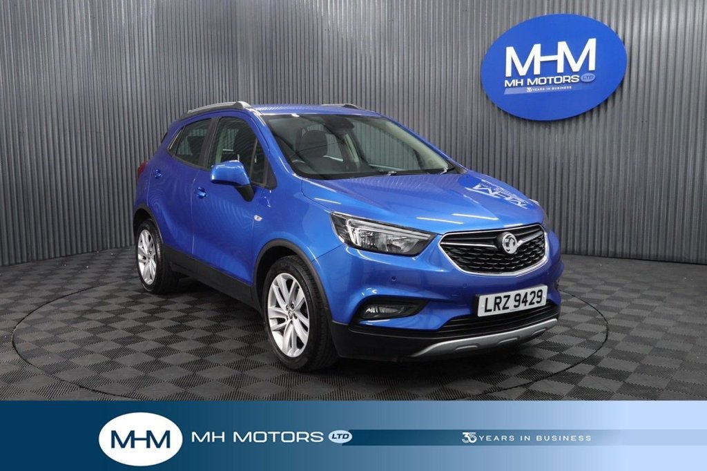 Blue 2017 Vauxhall Mokka X Hatchback Front-wheel drive Manual