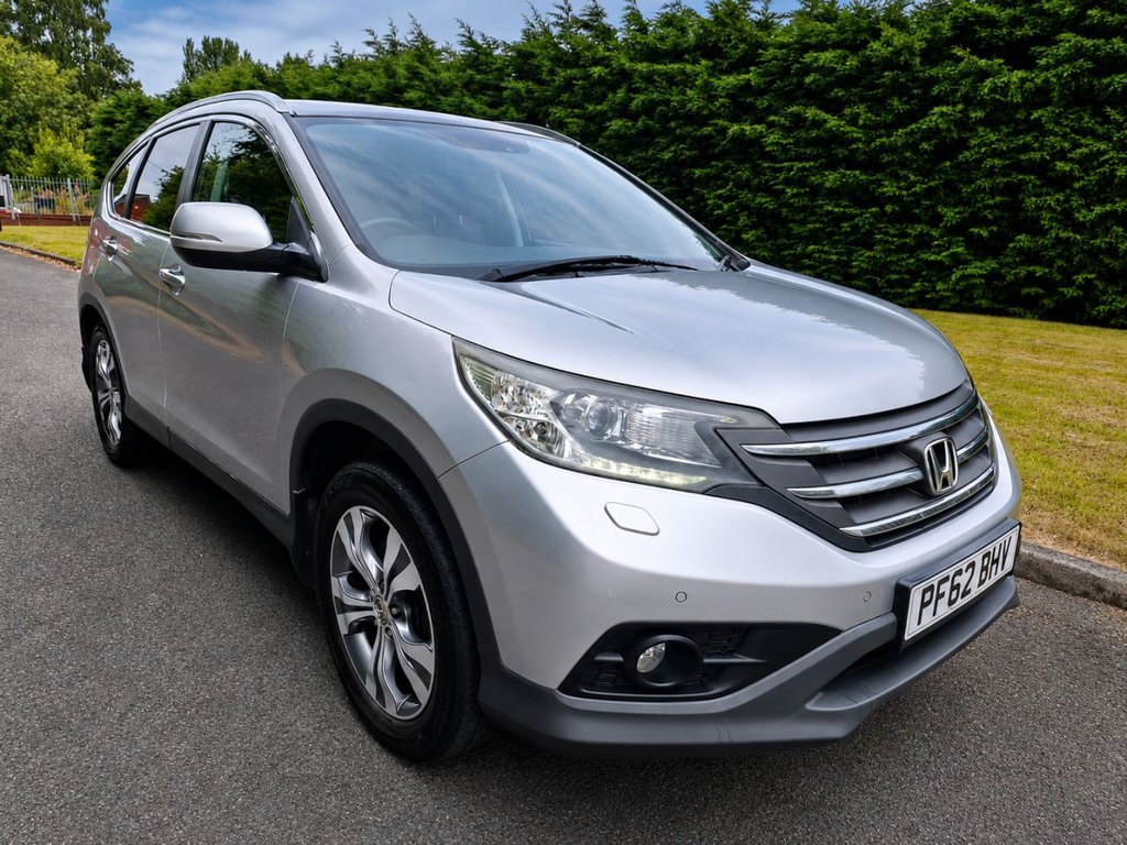 Silver 2013 Honda CR-V SUV/Crossover All-wheel drive Manual