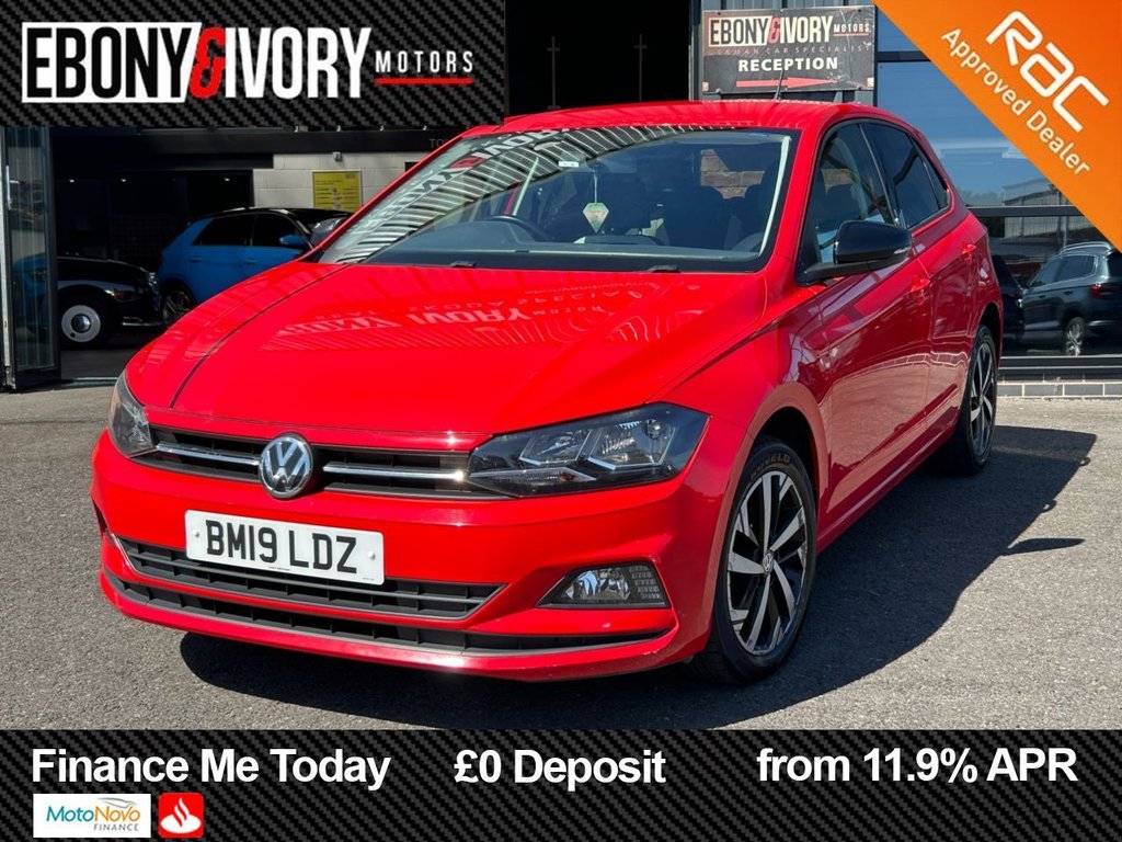 Red 2019 Volkswagen Polo Hatchback Front-wheel drive Manual