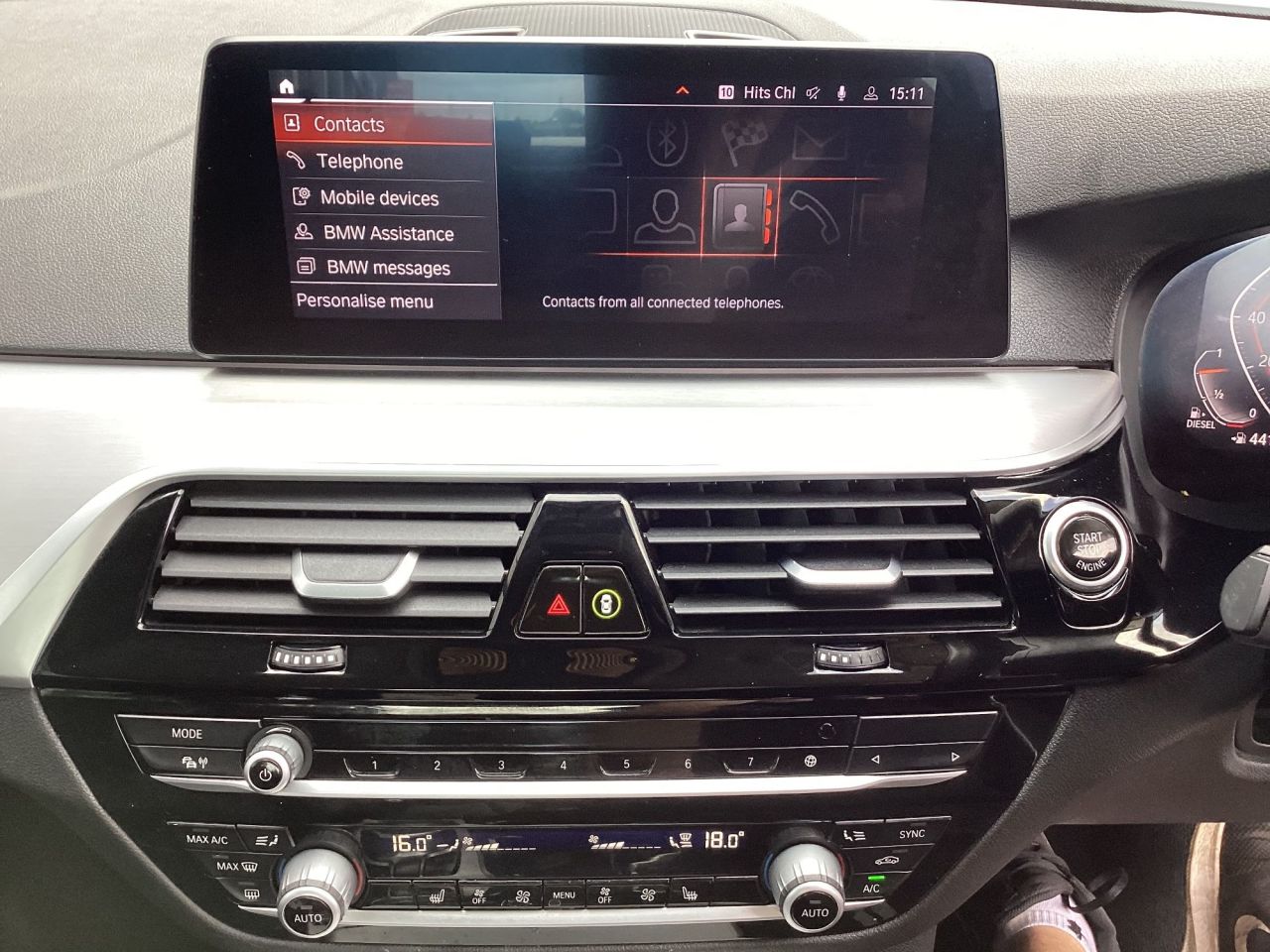 2020 BMW 5 SERIES 2.0 520d MHT SE Saloon 4dr Diesel Hybrid Auto Euro 6 (s/s) (190 ps) 1 owner - vehicle photo 14 for sale on PureCar