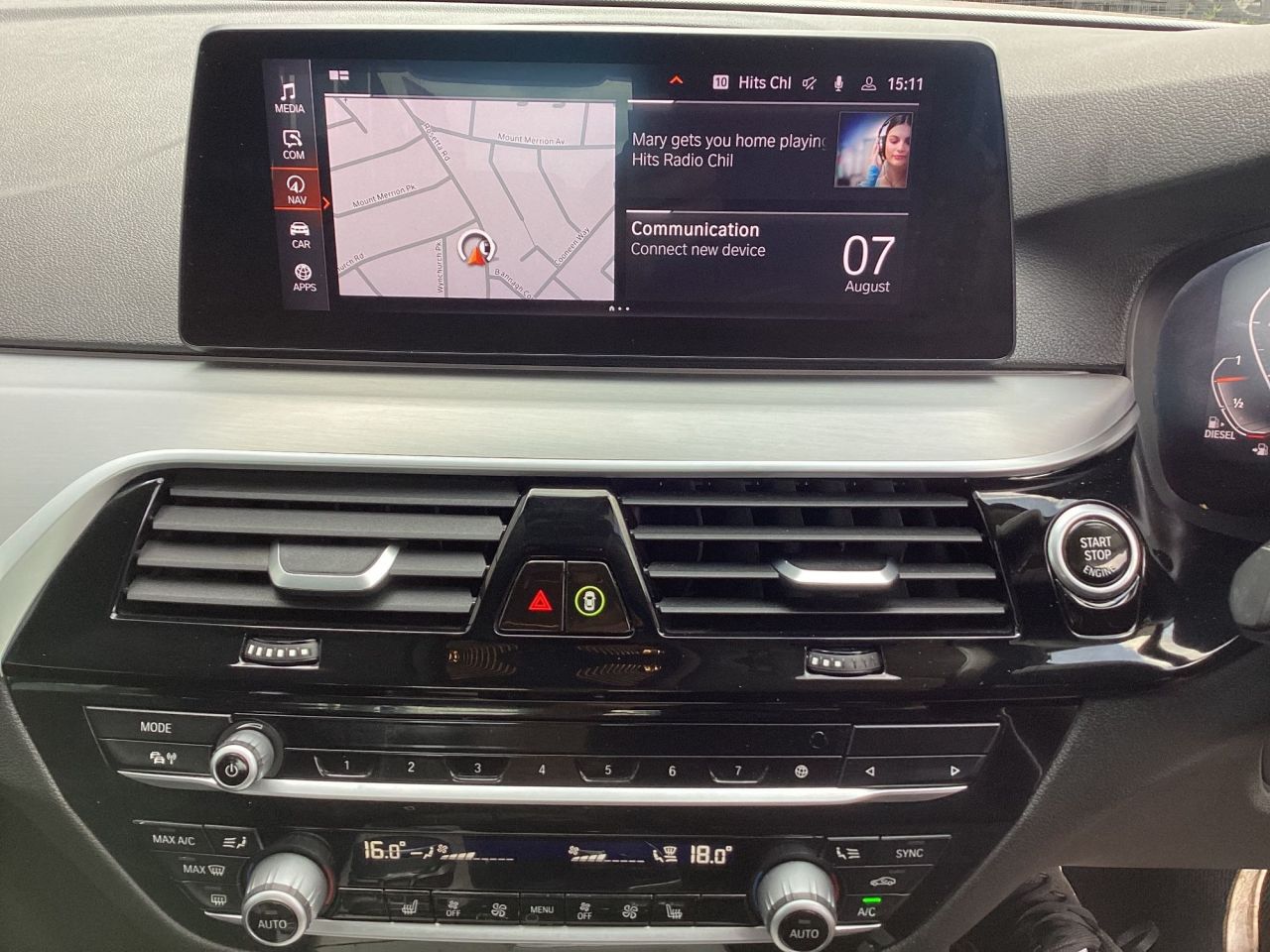 2020 BMW 5 SERIES 2.0 520d MHT SE Saloon 4dr Diesel Hybrid Auto Euro 6 (s/s) (190 ps) 1 owner - vehicle photo 19 for sale on PureCar