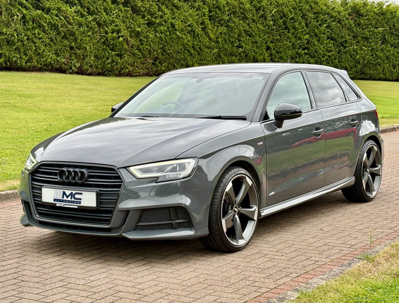 2019 AUDI A3 1.0 TFSI 30 Black Edition Sportback 5dr Petrol Manual Euro 6 (s/s) (116 ps) - vehicle photo 2 for sale on PureCar
