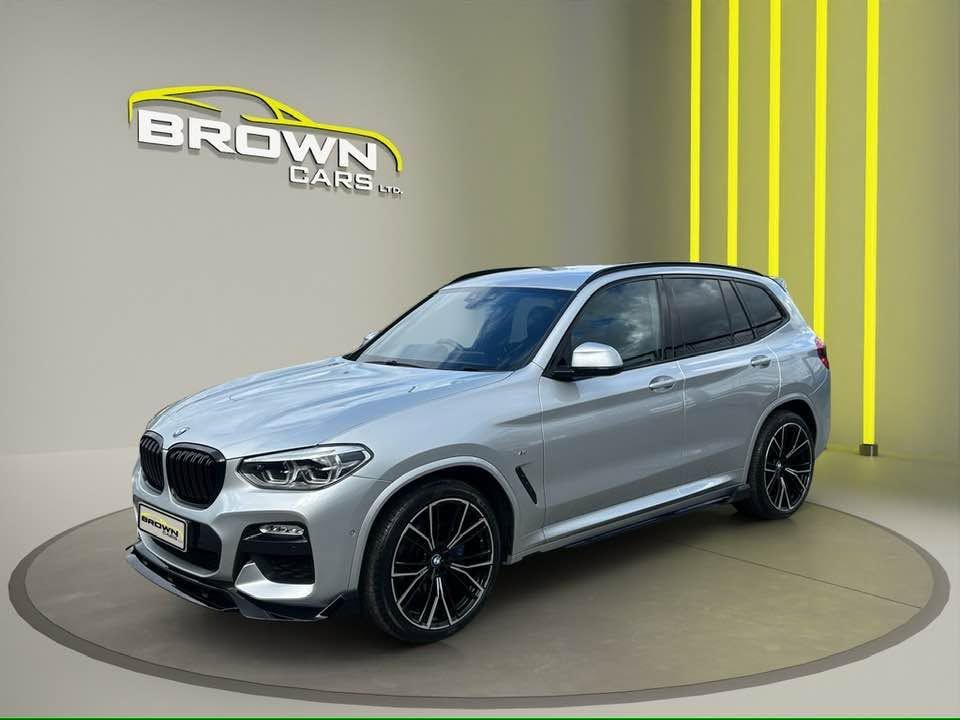 2019 BMW X3 2019 BMW X3 xDrive20d M Sport Auto Finished in Silver | 93000 Miles Key Details: 2.0 Diesel Automatic xDrive Four Wheel Drive M Sport Styling Package Full Body Kit LED Headlights Front & Rear Parking Sensors Cruise Control Dual Zone Climate Control Multifunction Steering Wheel Privacy Glass Spec Includes: Full Leather Interior Heated Front Seats Satellite Navigation Digital Cockpit Bluetooth Connectivity DAB Radio Automatic Lights & Wipers Electric Tailgate USB Connectivity ISOFIX Child Seat Points Alloy Wheels Optional Extra £18995 Finance Available Part Exchange Welcome Fully Prepped & Serviced Brown Cars Ltd, Greenbank Service Station, Warrenpoint Road, Newry Alan: 07511 310707 / 07907 561671 - vehicle photo 3 for sale on PureCar