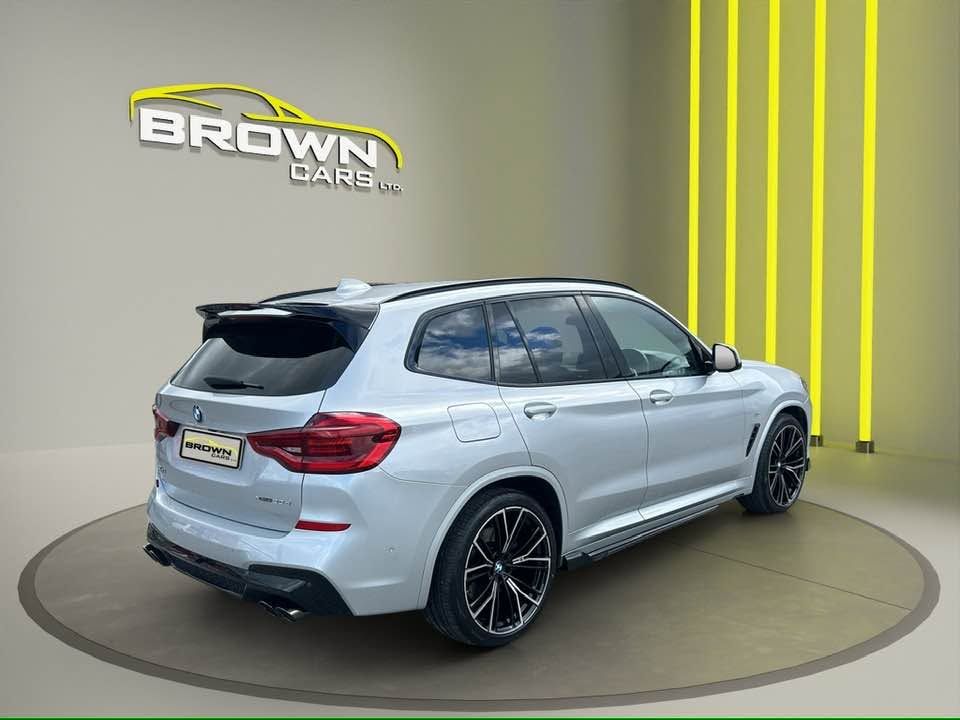 2019 BMW X3 2019 BMW X3 xDrive20d M Sport Auto Finished in Silver | 93000 Miles Key Details: 2.0 Diesel Automatic xDrive Four Wheel Drive M Sport Styling Package Full Body Kit LED Headlights Front & Rear Parking Sensors Cruise Control Dual Zone Climate Control Multifunction Steering Wheel Privacy Glass Spec Includes: Full Leather Interior Heated Front Seats Satellite Navigation Digital Cockpit Bluetooth Connectivity DAB Radio Automatic Lights & Wipers Electric Tailgate USB Connectivity ISOFIX Child Seat Points Alloy Wheels Optional Extra £18995 Finance Available Part Exchange Welcome Fully Prepped & Serviced Brown Cars Ltd, Greenbank Service Station, Warrenpoint Road, Newry Alan: 07511 310707 / 07907 561671 - vehicle photo 5 for sale on PureCar