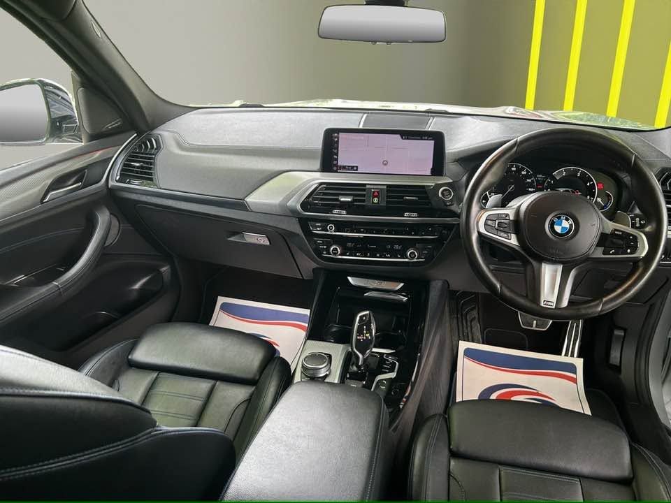 2019 BMW X3 2019 BMW X3 xDrive20d M Sport Auto Finished in Silver | 93000 Miles Key Details: 2.0 Diesel Automatic xDrive Four Wheel Drive M Sport Styling Package Full Body Kit LED Headlights Front & Rear Parking Sensors Cruise Control Dual Zone Climate Control Multifunction Steering Wheel Privacy Glass Spec Includes: Full Leather Interior Heated Front Seats Satellite Navigation Digital Cockpit Bluetooth Connectivity DAB Radio Automatic Lights & Wipers Electric Tailgate USB Connectivity ISOFIX Child Seat Points Alloy Wheels Optional Extra £18995 Finance Available Part Exchange Welcome Fully Prepped & Serviced Brown Cars Ltd, Greenbank Service Station, Warrenpoint Road, Newry Alan: 07511 310707 / 07907 561671 - vehicle photo 10 for sale on PureCar